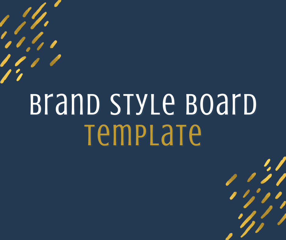 Brand Style Board Template